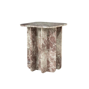 The Home Style Club x By-Boo Bijzet tafel Minuit roze marmer