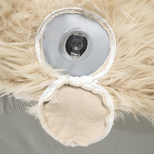 Opblaasbare knuffel fauteuil/zitzak Snuzzle By-Boo - Taupe