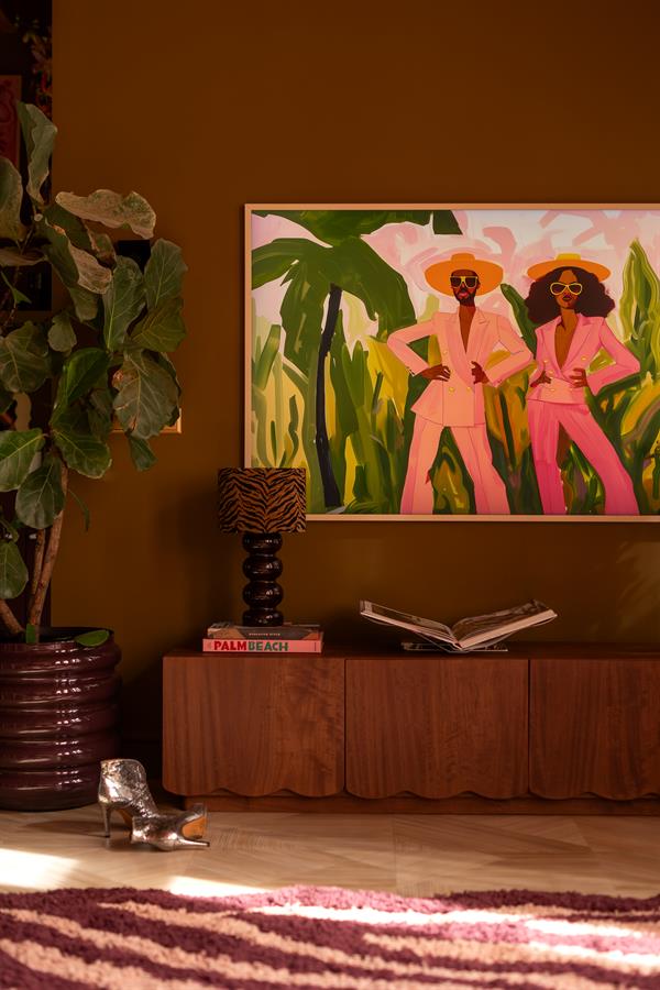 The Home Style Club x By-Boo Tv-meubel Marais bruin 200 cm