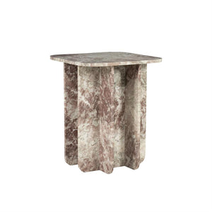 The Home Style Club x By-Boo Bijzet tafel Minuit roze marmer