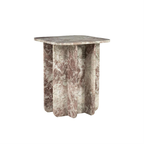 The Home Style Club x By-Boo Bijzet tafel Minuit roze marmer
