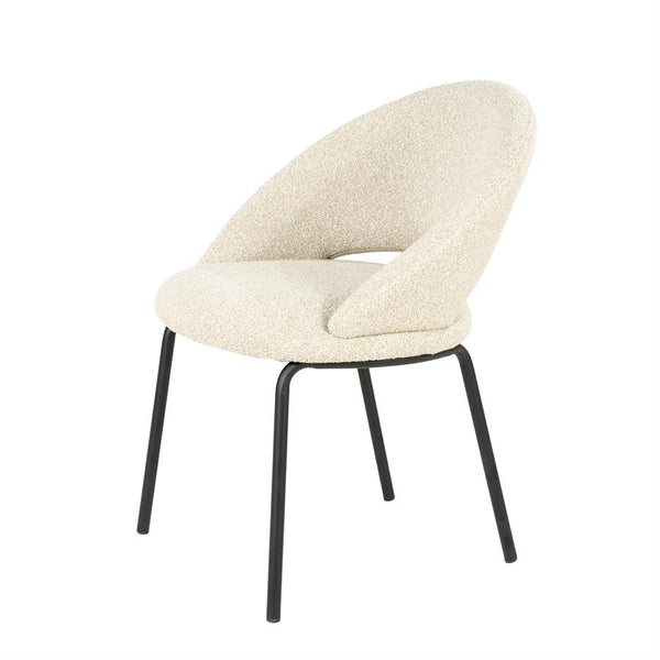 Eetkamerstoel Nido By-Boo - Stof cloud beige