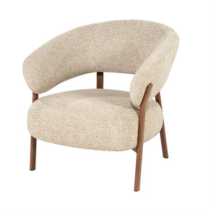 Fauteuil Sedia By-Boo - Bruine stof