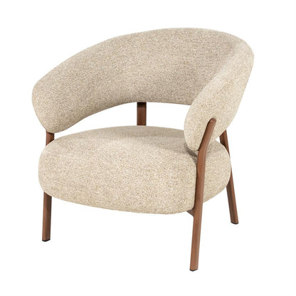 Fauteuil Sedia By-Boo - Bruine stof