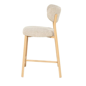 Barstoel Sedia By Boo -  natural stof zithoogte 65 cm