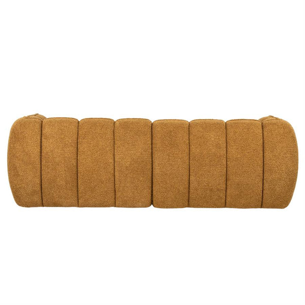 Sofa 3 zits bank Cubetto By-Boo - Nox stof mosterd kleur