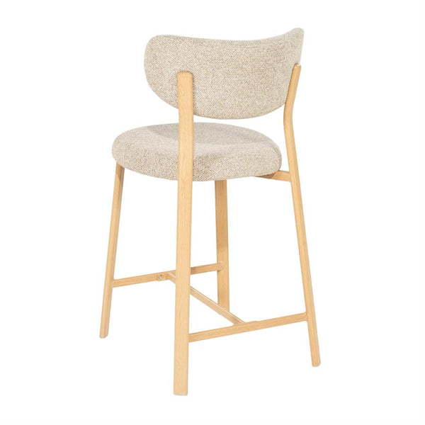 Barstoel Sedia By Boo -  natural stof zithoogte 65 cm