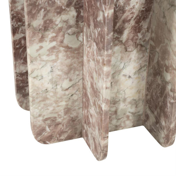 The Home Style Club x By-Boo Bijzet tafel Minuit roze marmer