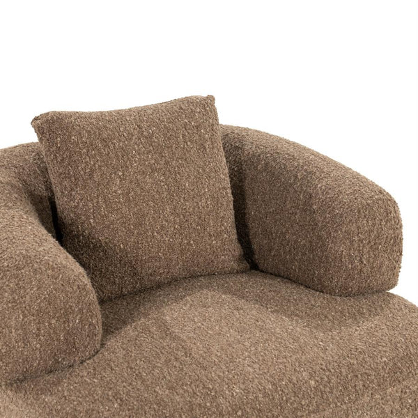 Fauteuil Bruno Eleonora - Koda stof bruin