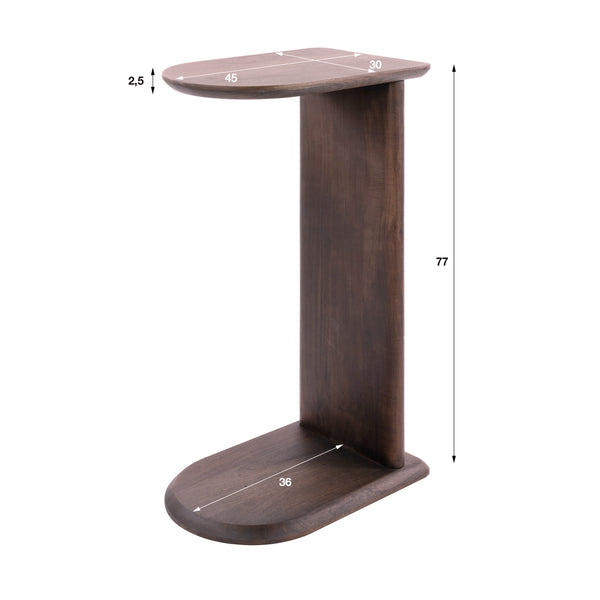 Overzettafel Mova / Massief acacia bruin