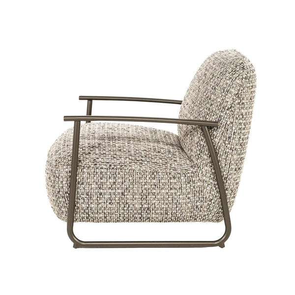 Fauteuil Norel Eleonora - Vive stof taupe