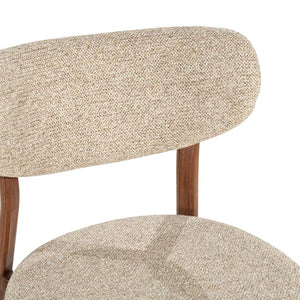 Barstoel Sedia By Boo - Bruine stof zithoogte 65 cm