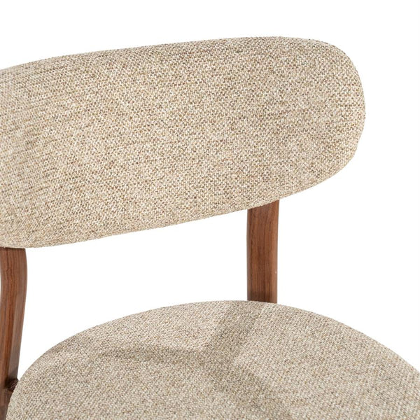 Barstoel Sedia By Boo - Bruine stof zithoogte 65 cm