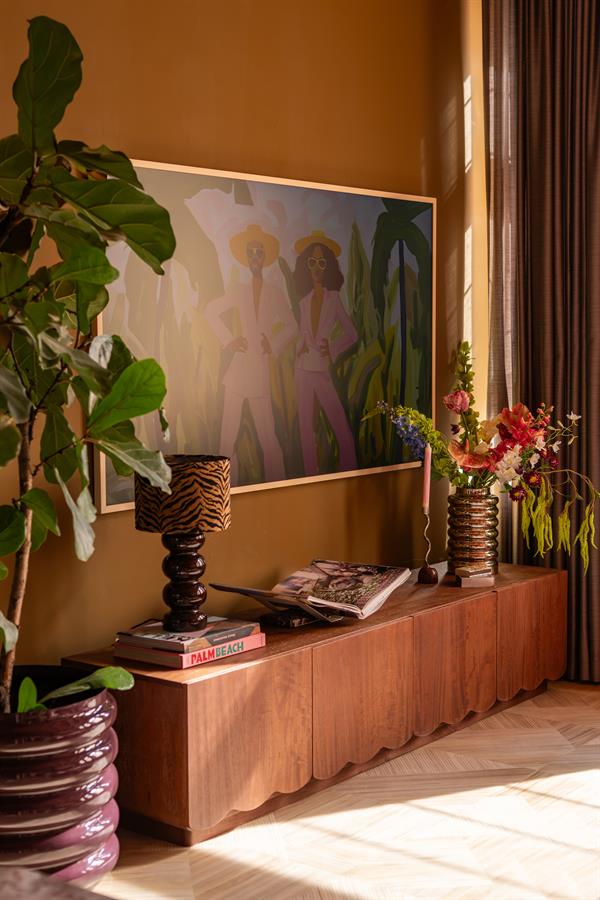 The Home Style Club x By-Boo Tv-meubel Marais bruin 200 cm