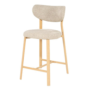 Barstoel Sedia By Boo -  natural stof zithoogte 65 cm