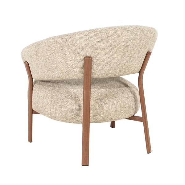 Fauteuil Sedia By-Boo - Bruine stof