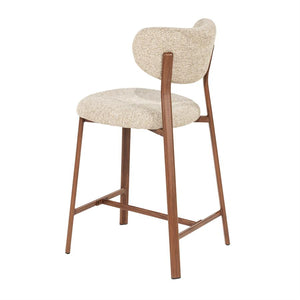 Barstoel Sedia By Boo - Bruine stof zithoogte 65 cm