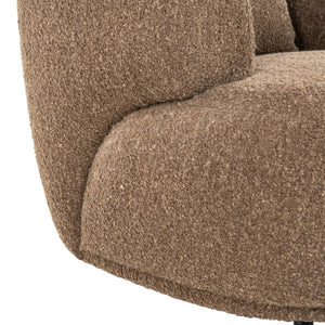 Fauteuil Bruno Eleonora - Koda stof bruin
