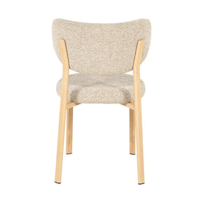Eetkamerstoel Sedia By-Boo zonder armleuning - Natural stof