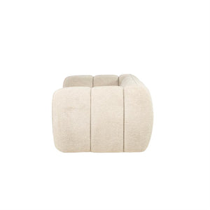Sofa 3 zits bank Cubetto By-Boo - Nox stof taupe kleur