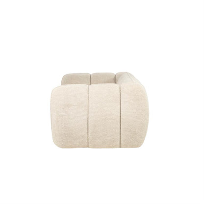 Sofa 3 zits bank Cubetto By-Boo - Nox stof taupe kleur