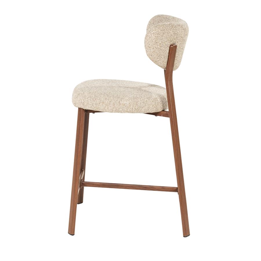 Barstoel Sedia By Boo - Bruine stof zithoogte 65 cm