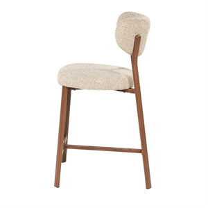 Barstoel Sedia By Boo - Bruine stof zithoogte 65 cm