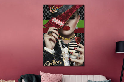 Glasschilderij Cheers 80x120 cm  (Magazijn sale)
