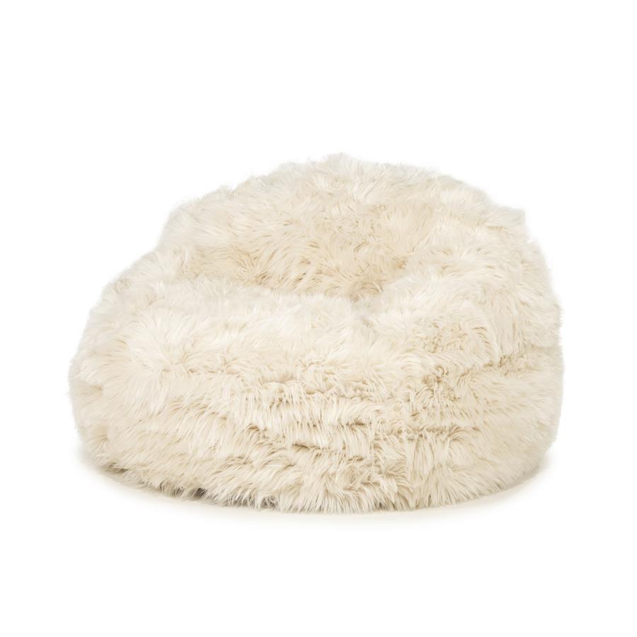 Opblaasbare knuffel fauteuil/zitzak Snuzzle By-Boo - Beige