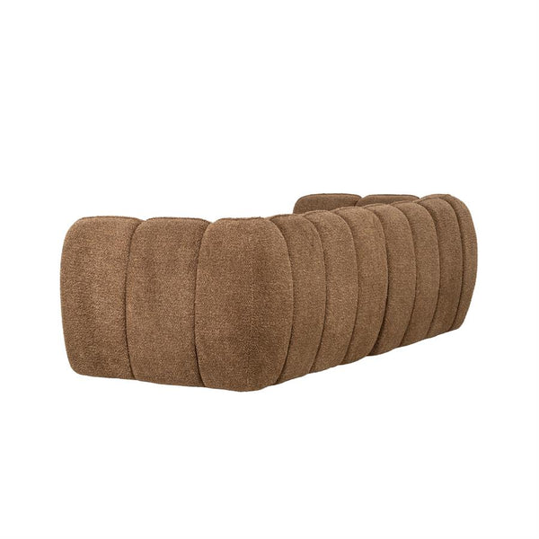 Sofa 3 zits bank Cubetto By-Boo - Nox stof bruine kleur