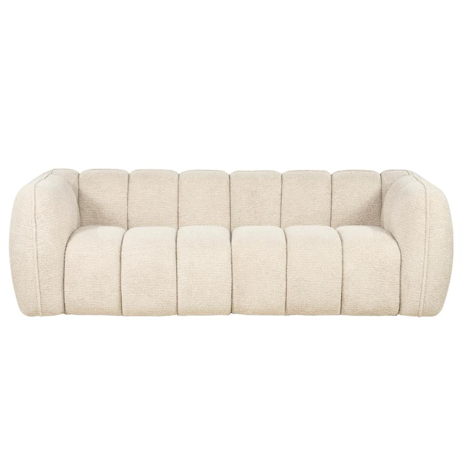 Sofa 3 zits bank Cubetto By-Boo - Nox stof taupe kleur