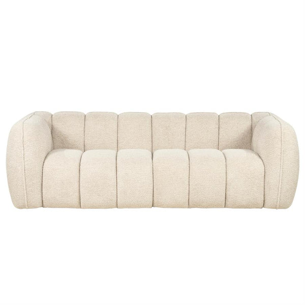Sofa 3 zits bank Cubetto By-Boo - Nox stof taupe kleur