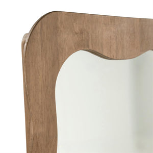 The Home Style Club x By-Boo spiegel Mira natuurlijk hout 180 cm
