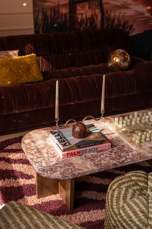 The Home Style Club x By-Boo Salontafel Haussmann Roze marmer