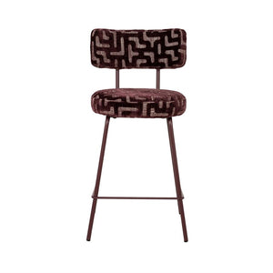 The Home Style Club x By-Boo Barstoel Belle Vie Burgundy