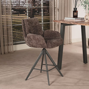 Barstoel lounge draaibaar - Hoven taupe