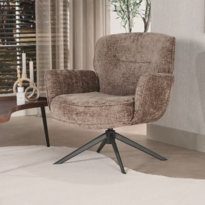 Fauteuil Forza draaibaar - Hoven champagne
