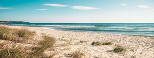 Glasschilderij strand 160x60 cm