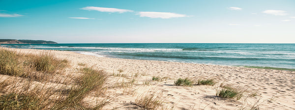 Glasschilderij strand 160x60 cm