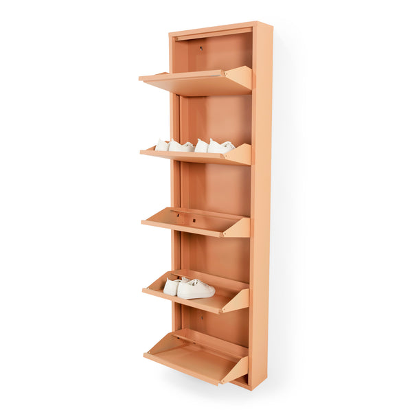 Spinder Billy schoenenkast 5 kleps  - leverbaar in 4 kleuren