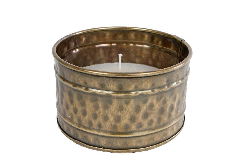 Kaars Ronald messing metaal - leverbaar in 2 afmetingen