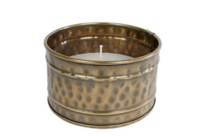 Kaars Ronald messing metaal - leverbaar in 2 afmetingen