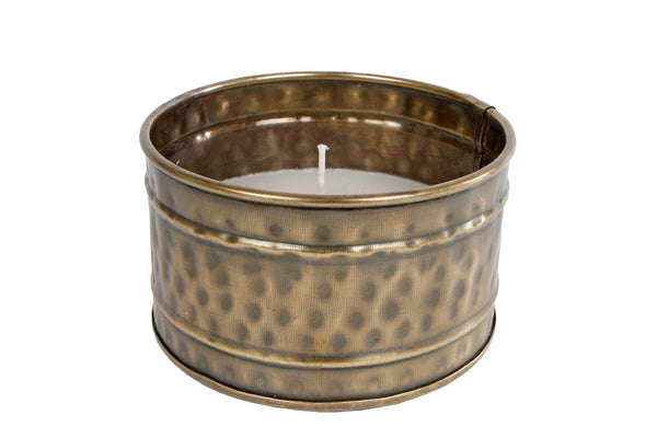 Kaars Ronald messing metaal - leverbaar in 2 afmetingen