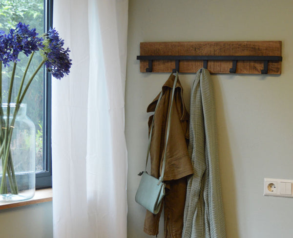 Kapstok Brix Ethan - mango hout