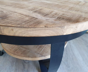 Salontafel Brix Mark mango rond  85 cm