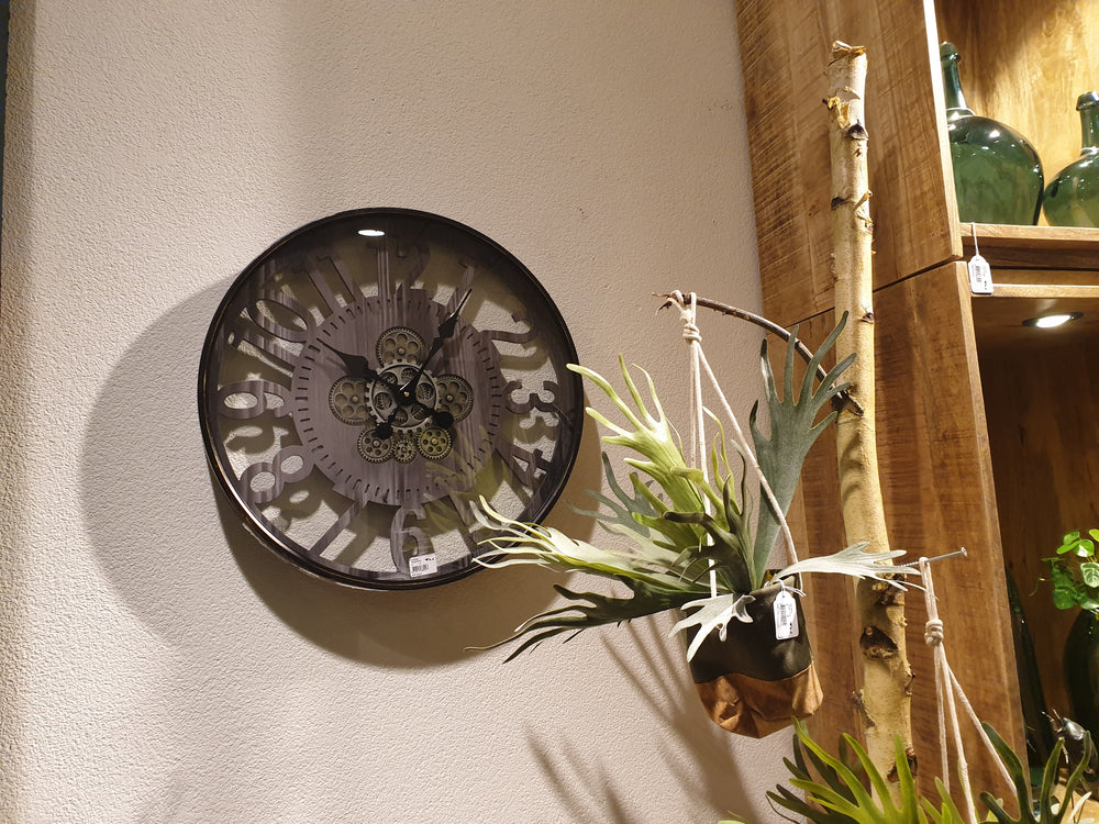 Wandklok radar "Pascal" zwart Ø 60 cm