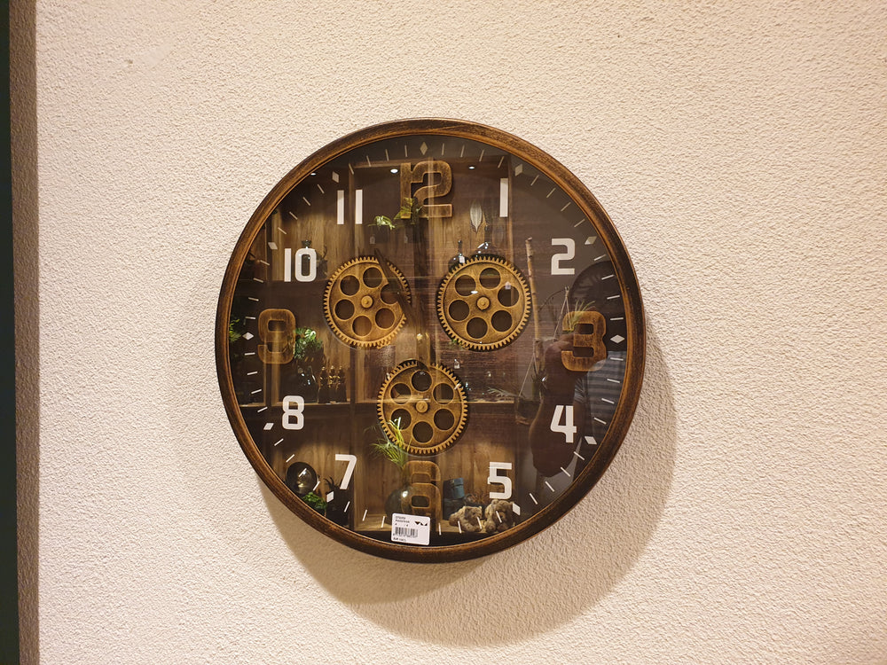 Radarklok "Bastin" messing Ø 46 cm