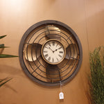 Wandklok "Fan" metaal Ø 60 cm