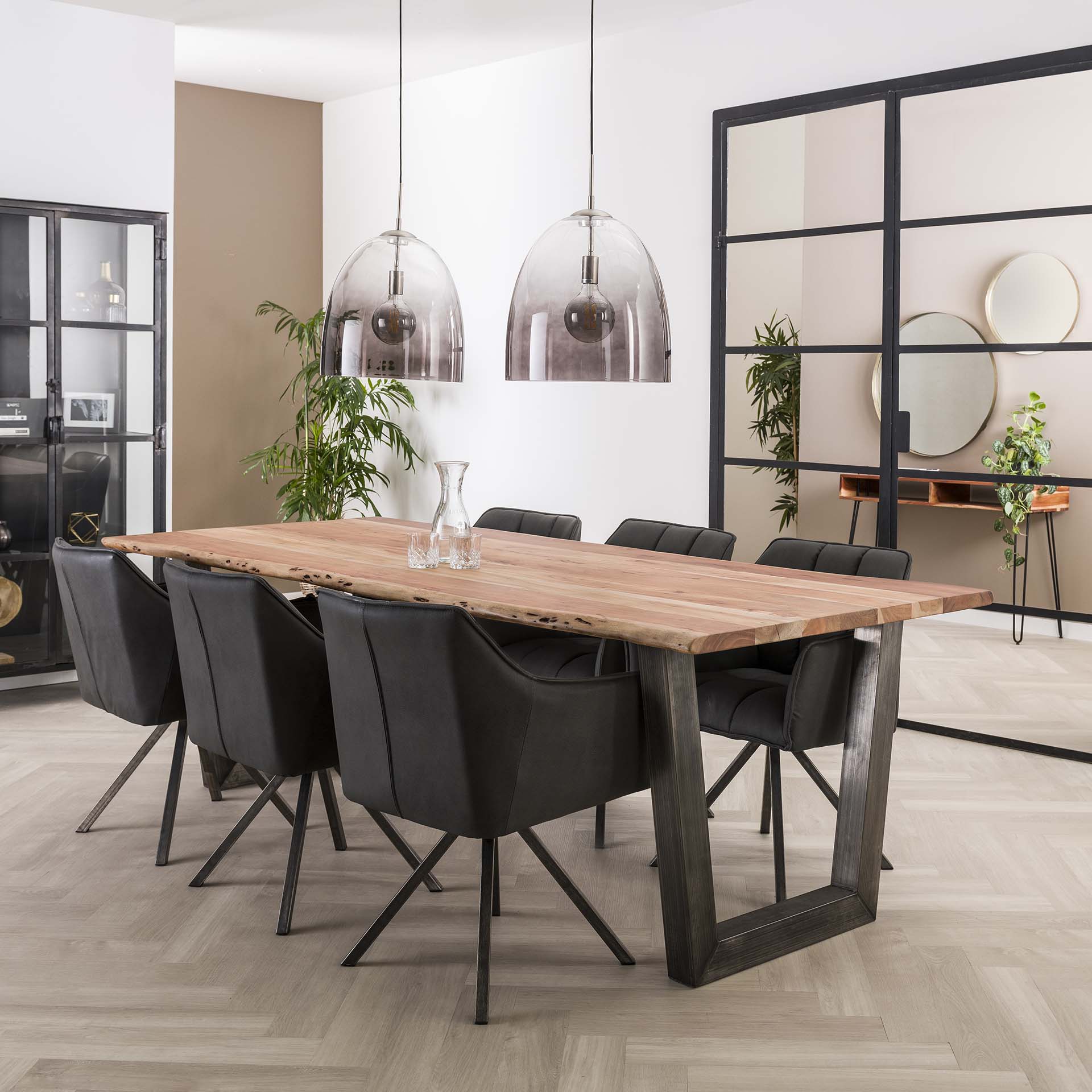 Eetkamertafel acacia hout - leverbaar in 2 afmetingen