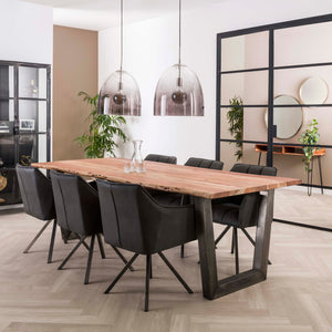 Eetkamertafel acacia hout - leverbaar in 2 afmetingen